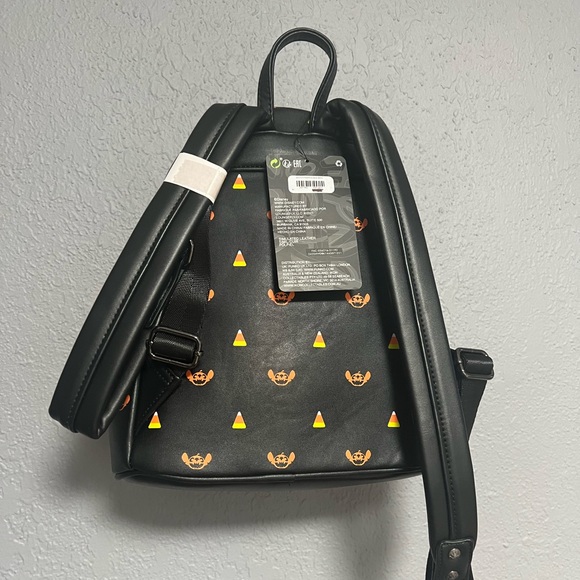 Loungefly Disney Lilo & Stitch Jack-o'-lantern Stitch Mini Backpack NWT - Picture 2 of 4